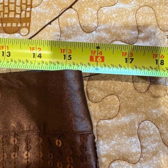 Gap Sequin Brown mini Skirt size 8 women’s NWT - Picture 6 of 12